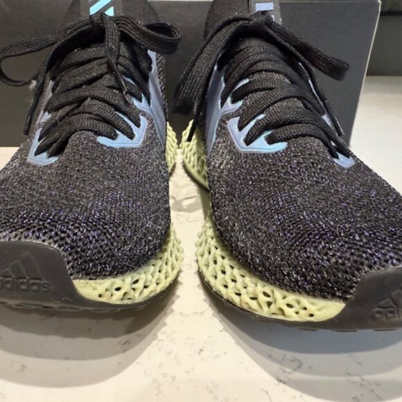 Adidas Alphaedge 4D Core Black-Glory Blue-Collegiate Purple FV106 - Picture 4 of 9